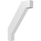 Ekena Millwork 3-in. W x 16-in. D x 22-in. H Burlington Architectural Grade PVC Knee Brace BRCP03X16X22BUR - alternate 1